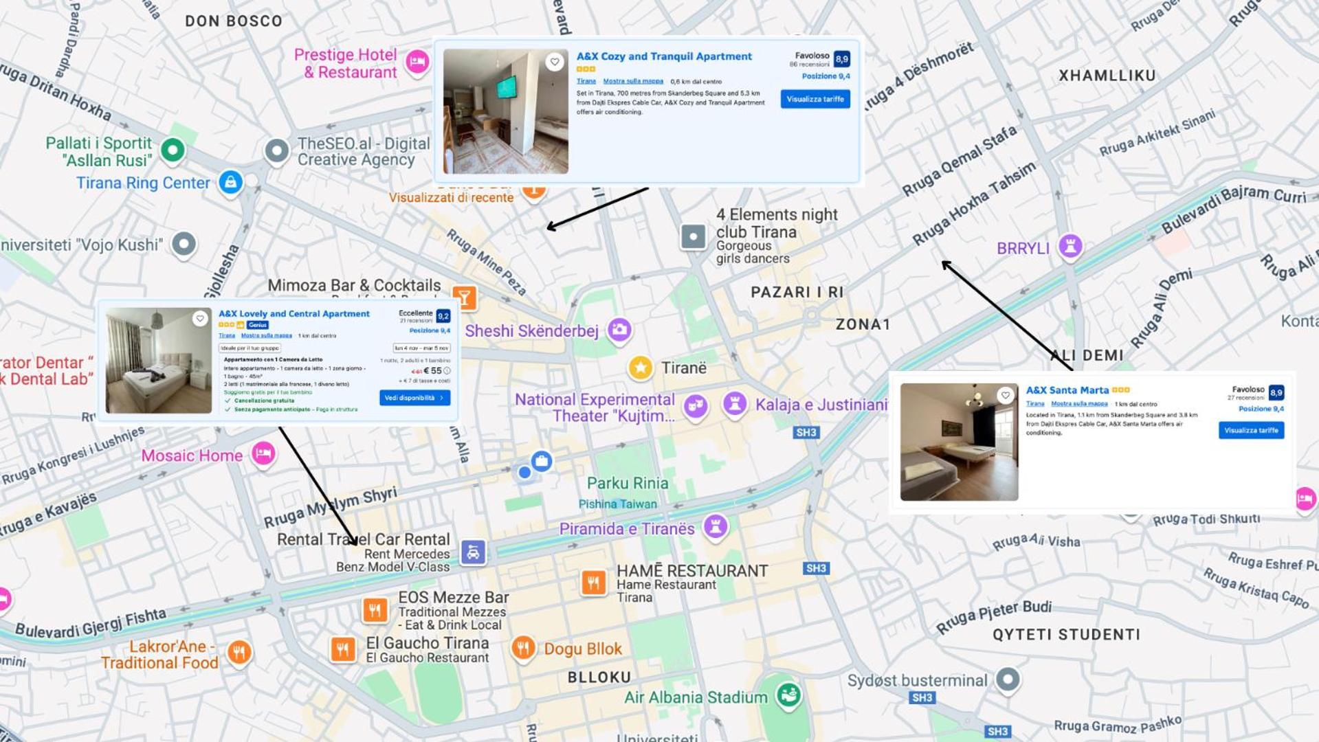A&X Lovely And Central Apartment - 24H Self Check-In 地拉那 外观 照片